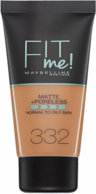 Actual product image Maybelline New York Fit Me Matte + Pore less Foundation - 30 ml #332-golden (332-golden)
