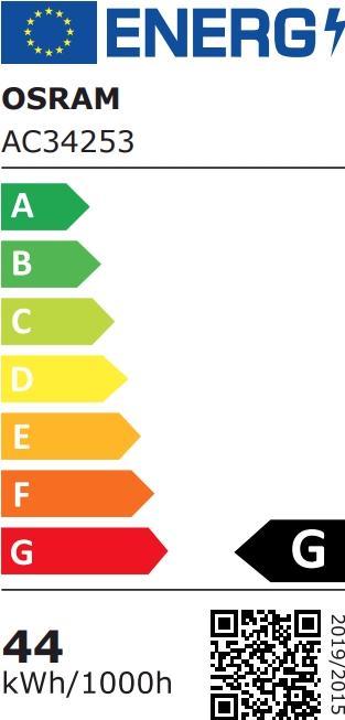 Label énergétique Osram Dulux (GX24q-4, 42 W, 3200 lm, 1 x, G)