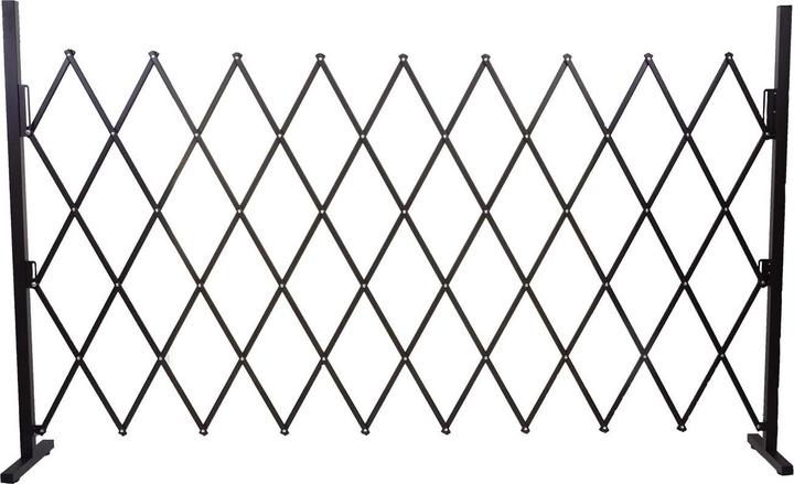 Produktbild Swisshandel24 Absperrgitter, Scherengitter Rankhilfe Tierschutzgitter ausziehbar, Alu braun - Höhe 153cm, Breite 3 (32 cm)