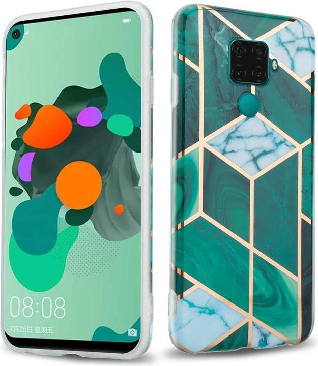 Produktbild Cadorabo IMD TPU Bunter Marmor Cover (Huawei Mate 30 Lite)