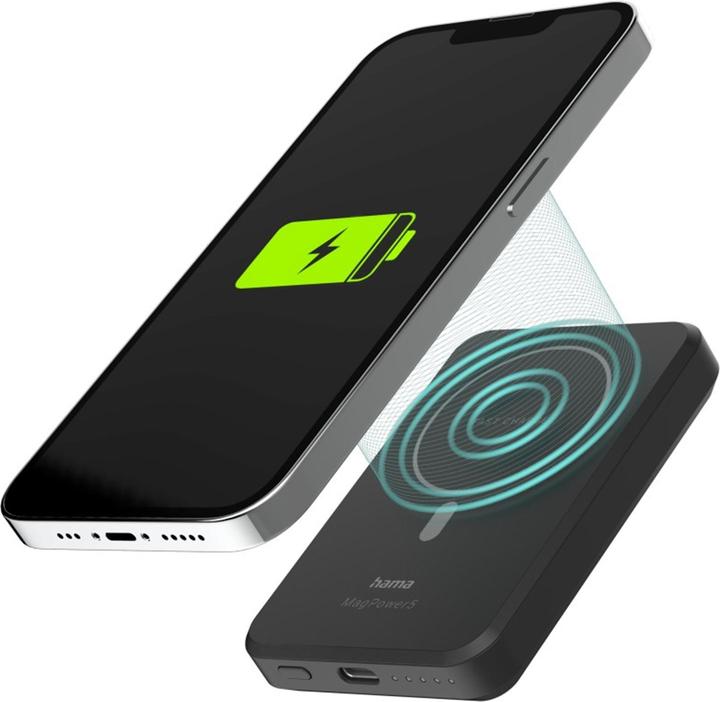 Immagine prodotto Hama MagPower5 (5000 mAh, 18.50 Wh)