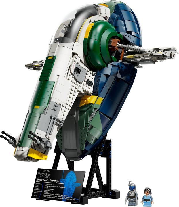 Immagine prodotto LEGO L'astronave di classe Firespray di Jango Fett (75409, LEGO Star Wars)