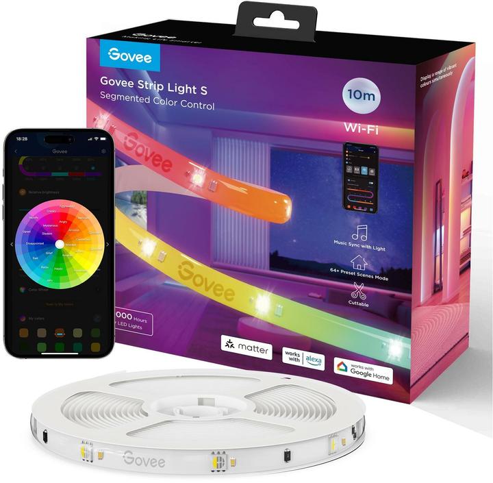 Actual product image Govee Stripe Light S (RGB, 1000 cm, Indoor)