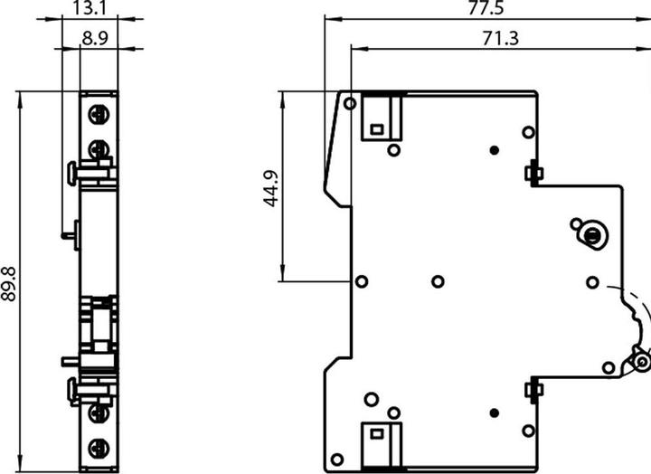 Actual product image Siemens Auxiliary current switch 6A 1S 1NC