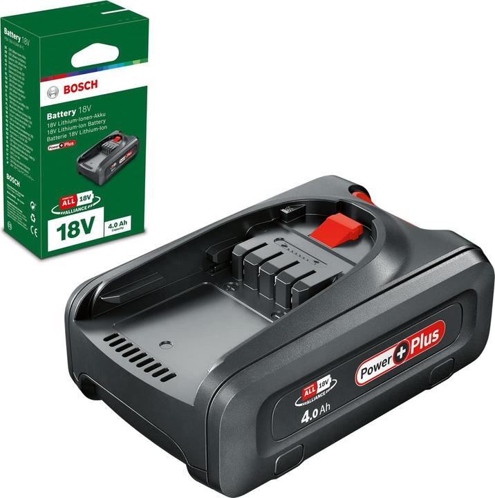 Boîte en carton, 1 pack de batteries 18V 4.0 Ah PowerPlus