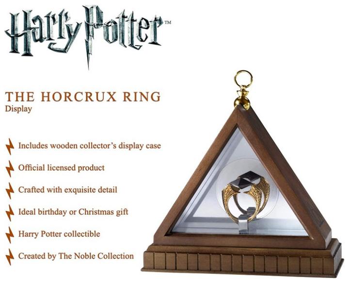 Produktbild Noble Collection Harry Potter Replik 1/1 Lord Voldemorts Horkrux Ring (vergol