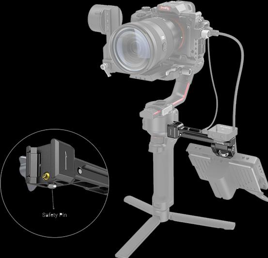 Immagine prodotto SmallRig Supporto per monitor di inclinazione (Attacco cardanico)