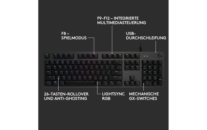 Produktbild Logitech G G512 (CH, Kabelgebunden)