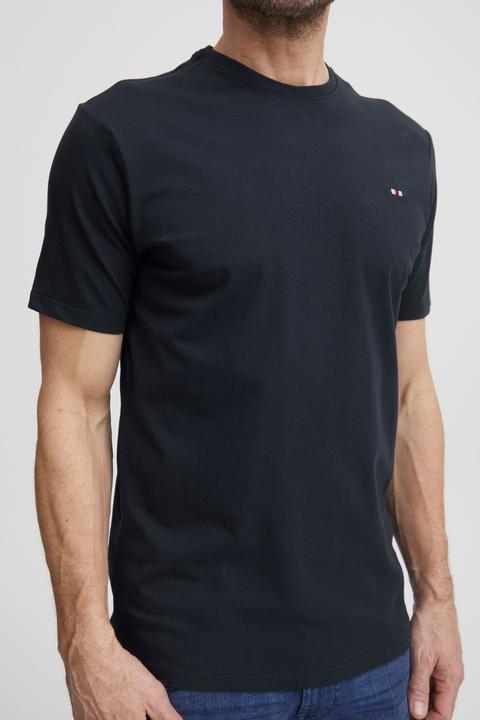 Produktbild FQ1924 FQTom SS basic tee w logo - T-shirt - 21900414 (M)