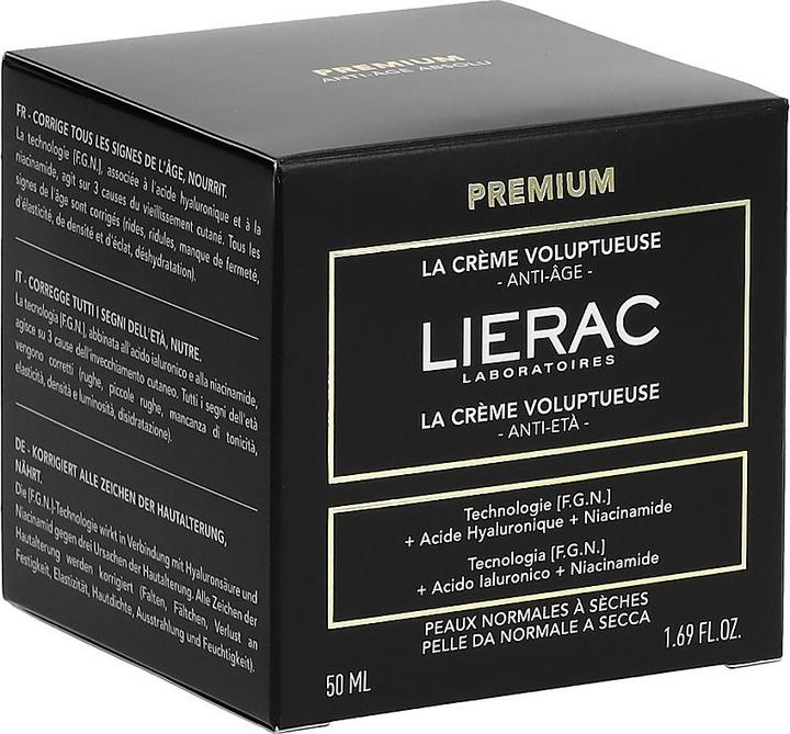 Actual product image Lierac The Voluptuous (50 ml, 24h cream)
