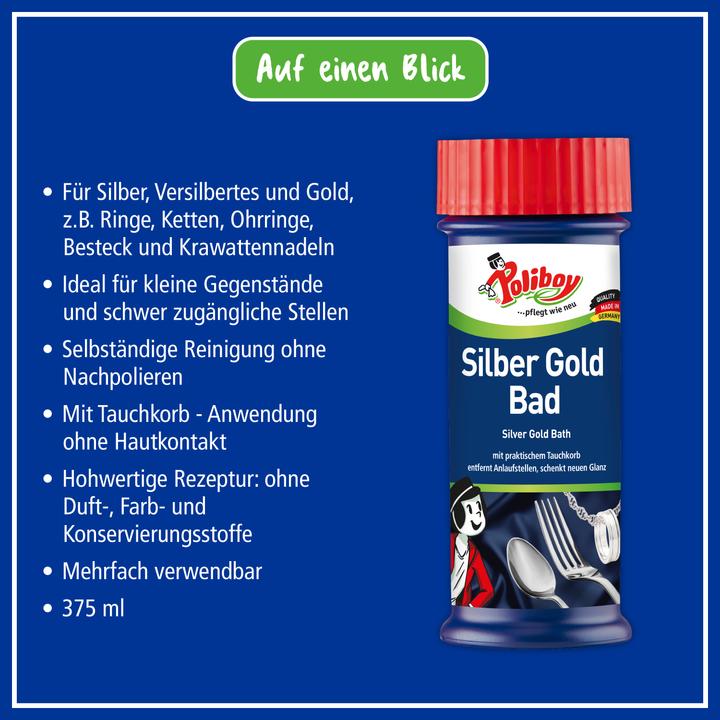 Actual product image Poliboy Silver Gold Bath, 375 ml (375 ml)
