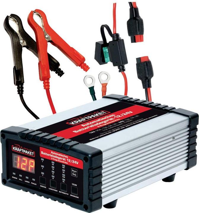 Dino KRAFTPAKET 136340 Kfz-Ladegerät 12 V, 24V (500000 mAh)