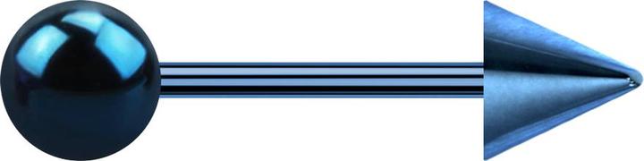 Immagine prodotto Star Piercing Micro bilanciere blu scuro con palla e cono (senza ottone, Acciaio chirurgico 316L)