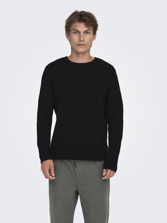 Produktbild Only & Sons Onseric Reg 12 Struc Crew Knit Noos (XS)