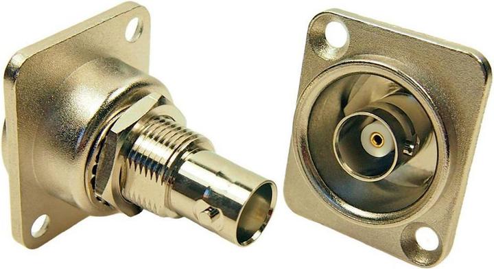 Produktbild Rs Pro Female Koaxialsteckverbinder BNC-Steckverbinder, Rückseitenmontage, Steckbar, 50Ω, Gerade