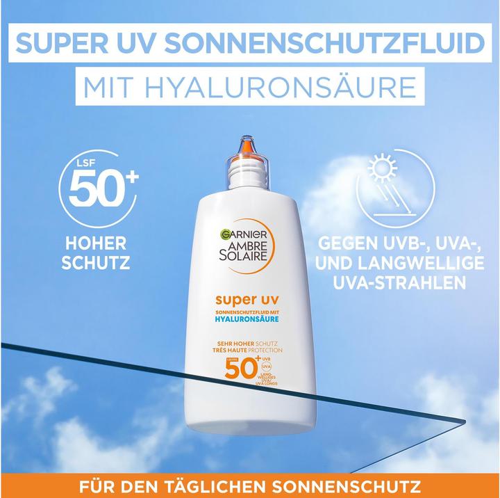 Actual product image Garnier Ambre Solaire Sensitive expert+ Anti-Oxidative Super UV (Sun cream face, SPF 50+, 40 ml, 150 g)