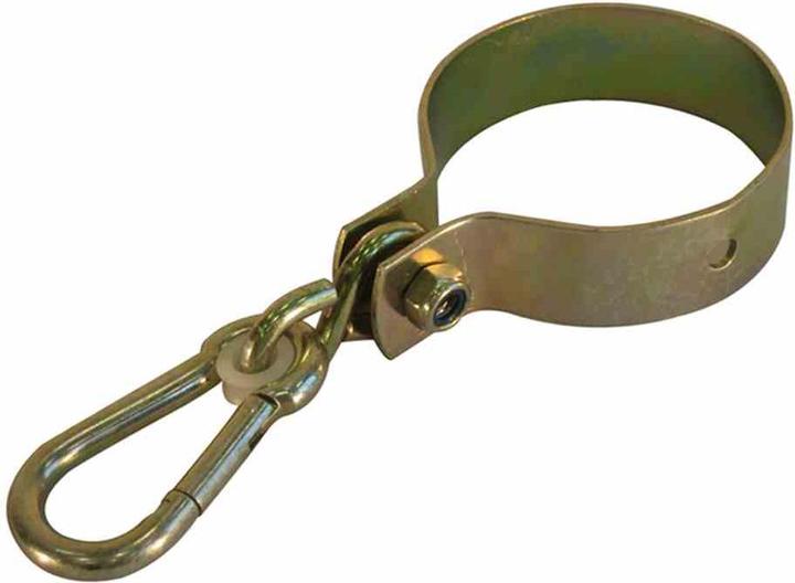 Produktbild GAH 207519 Schaukelschelle für Rundholz galvanisch gelb verzinkt Schelle-Ø 120 mm