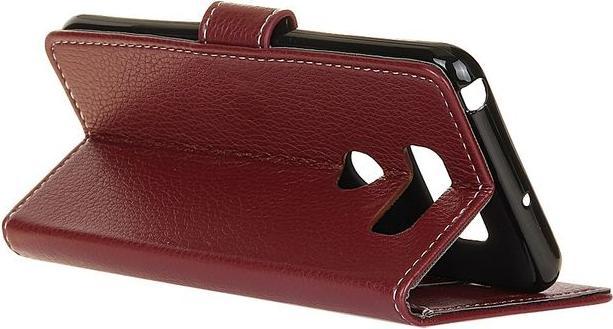 Produktbild MU Classic Litchi Leder Bookcover II Series (LG V50 ThinQ)