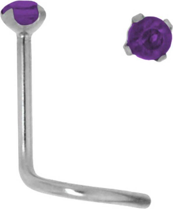 Bijouteria Nasenpiercing (Chirurgenstahl 316L, Kristall)
