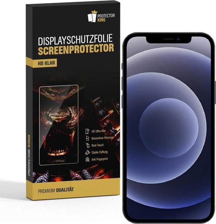 Actual product image Protectorking 3x premium screen protector 3D CLEAR (3 Piece, Apple iPhone 12 Pro)