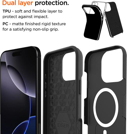 Actual product image Eiger North Case (Apple iPhone 16 Pro)