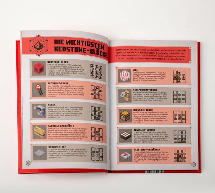 Productafbeelding Minecraft - Das Redstone-Handbuch (Duits, Minecraft, Joseph Shanel, Matthias Wissnet, Mojang Van, 2022)