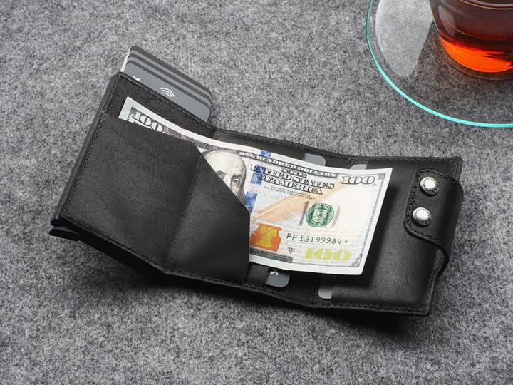 Actual product image Pularys Wallet DOPPIO credit card holder