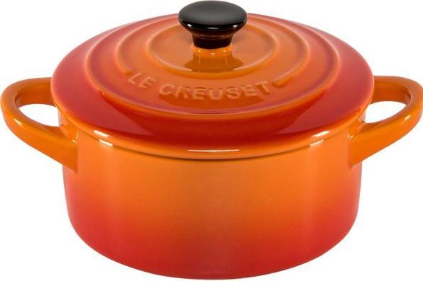 Image du produit Le Creuset Mini-Cocotte set de 4 "rouge four" 0,2 litre (10 cm, Cocotte + faitout, Céramique)