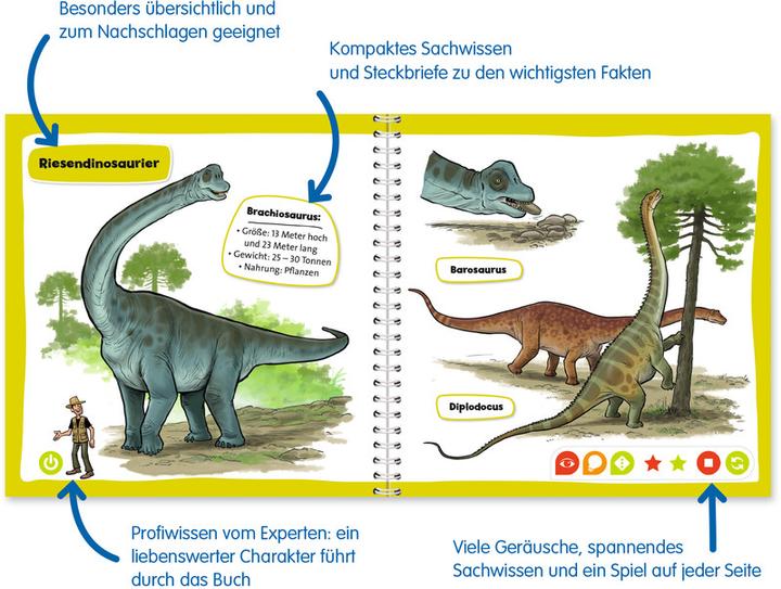 Produktbild tiptoi Dinosaurier (Deutsch, Annette Neubauer, Bernhard Speh)