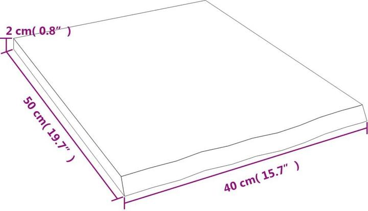 Actual product image VidaXL Emerald (40 x 50 x 2 cm)