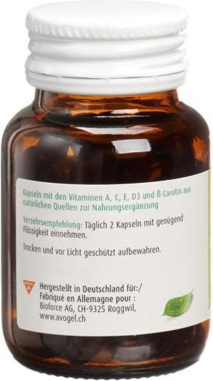 Actual product image A. Vogel Multivitamin Capsules Bioforce (60 Piece, Capsules, 150 g)