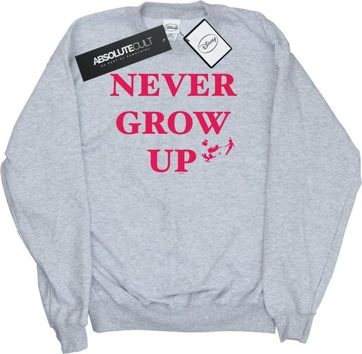 Disney Peter Pan Never Grow Up Sweatshirt Mädchen