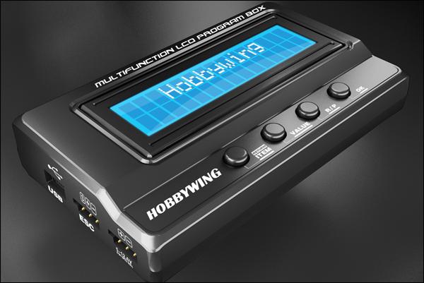 Actual product image Hobbywing Programming box LCD