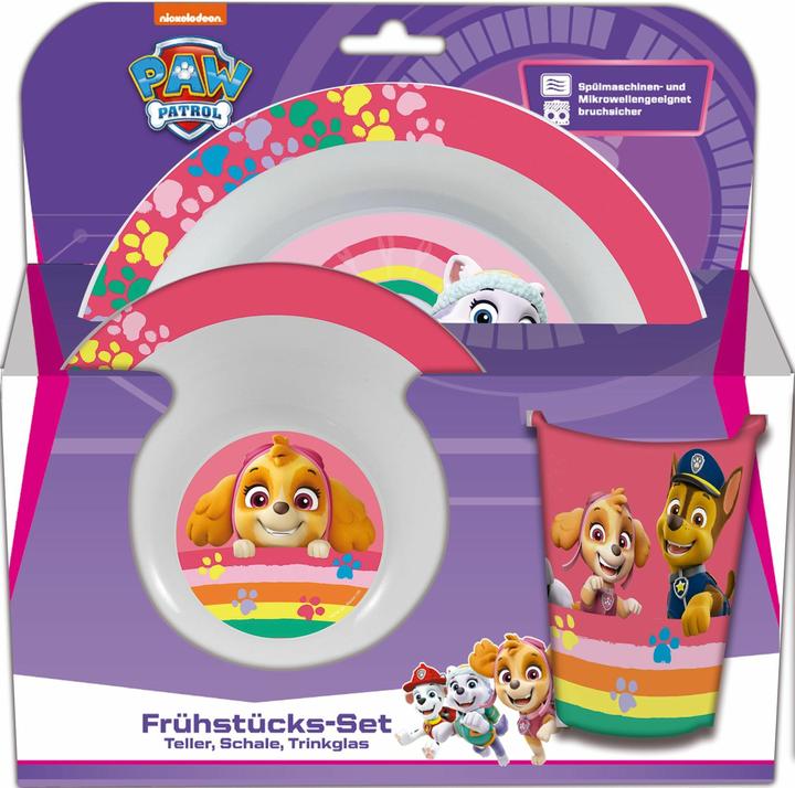 Actual product image pos Breakfast set Paw Patrol Girl