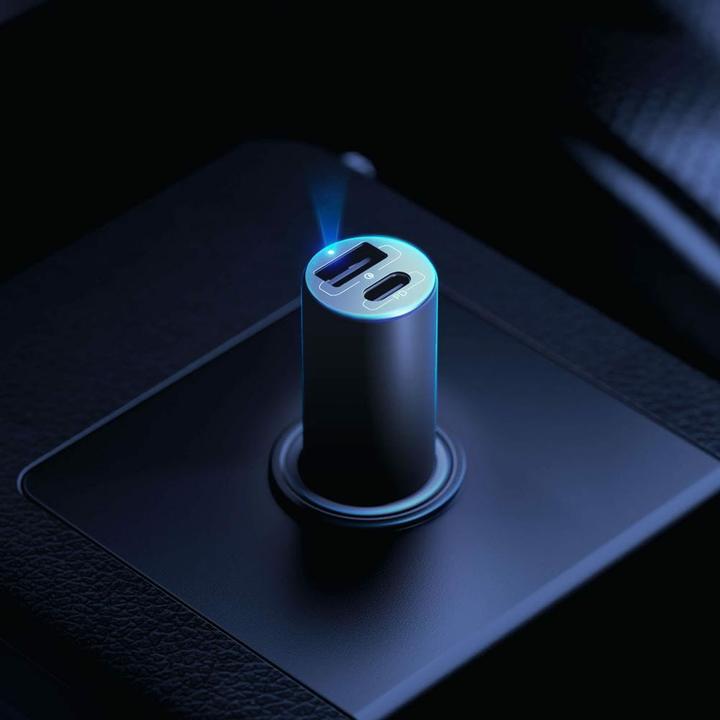Image du produit 3MK Chargeur de voiture Hyper 100W / DC12-24 / USB-C+USB-A