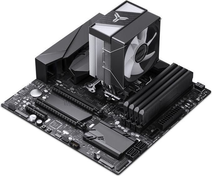 Actual product image Jonsbo CR-1400 V2 CPU cooler, 92 mm - A-RGB, black (133 mm)