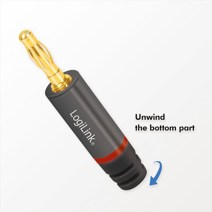 Produktbild LogiLink CA Bananenstecker