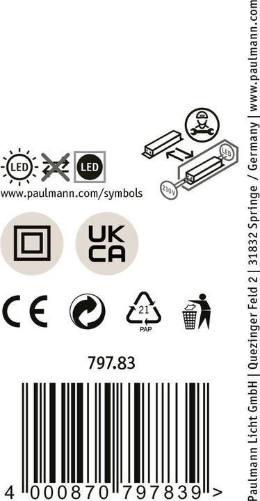 Produktbild Paulmann Puric Pane Zigbee (450 lm)