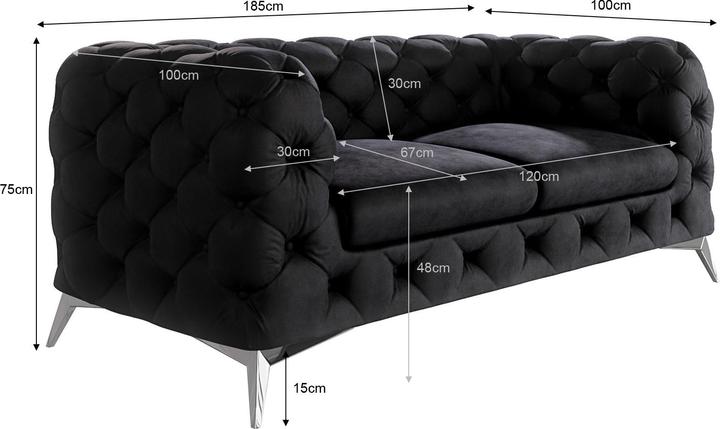 Actual product image Ropez Chelsea (2 person sofa)