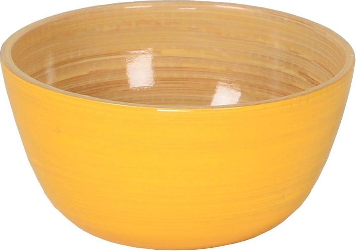 Produktbild Albert L. punkt) Bambus-Schüssel gelb 10 x 5 cm (1 x)