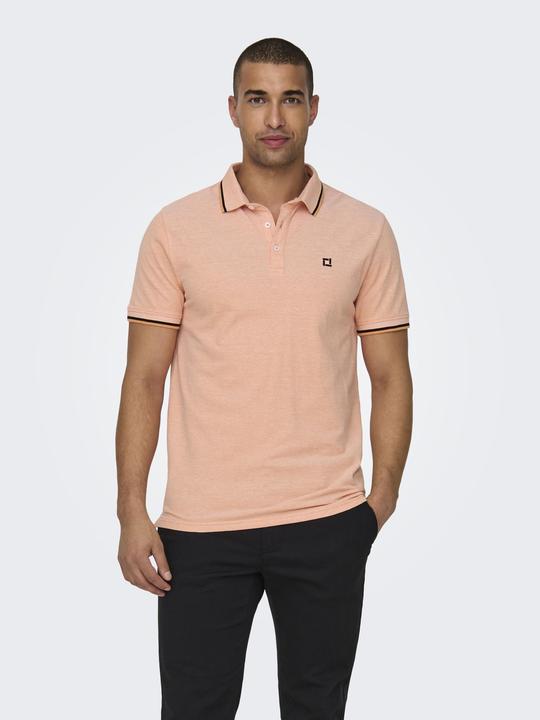Actual product image Only & Sons Onsfletcher Life Slim Ss Polo Noos (XS)