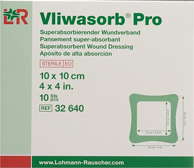 Actual product image Lohmann & Rauscher Pro Superabsorbierender Wundverband 10x10cm (10 x)