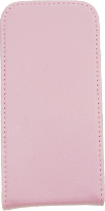 Image du produit OEM Étui à clapet en cuir Slim Galaxy S4 mini - Rose (Samsung Galaxy S4 Mini I9195, Samsung Galaxy S4 Zoom)