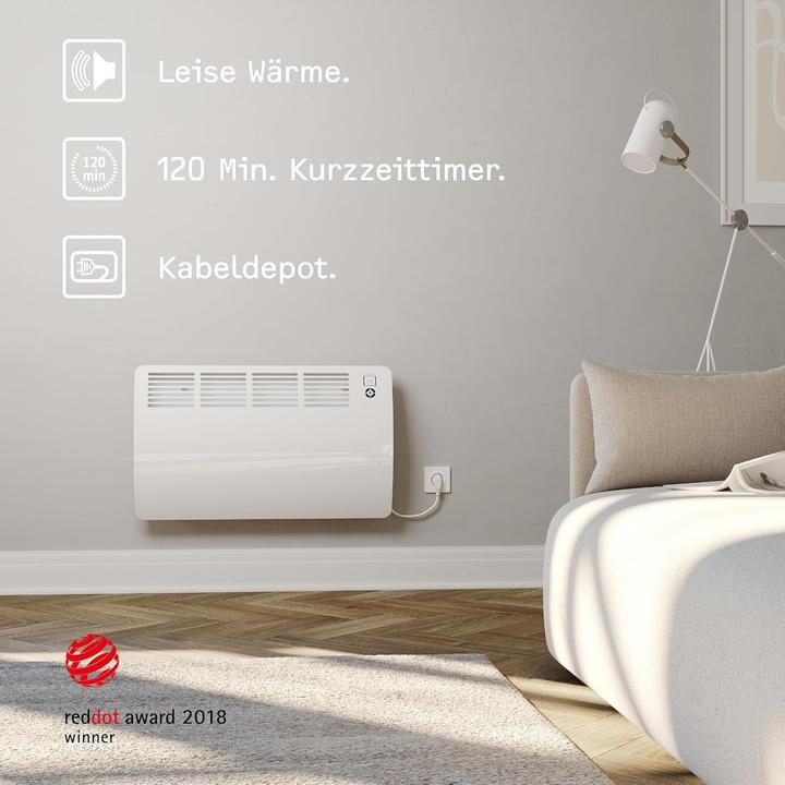 Actual product image Stiebel Eltron CON 5 Premium, 0.5 kW wall convector for approx. 6 m², VDE tested (500 W)