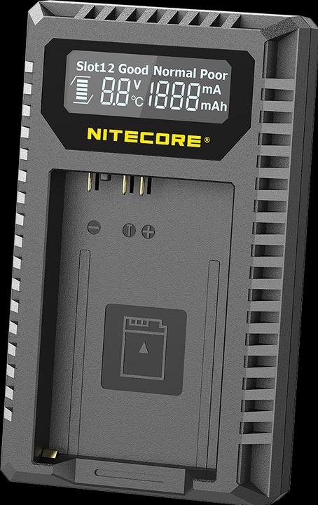 Actual product image Nitecore UCN5 Dubbele loader for LP E17 (Camera battery charger)
