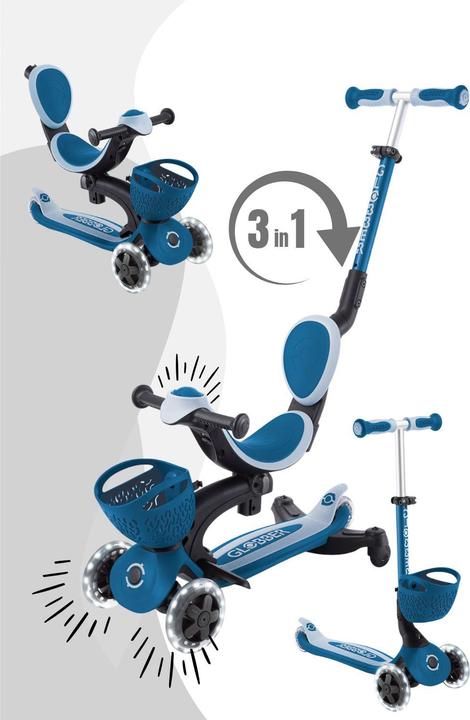 Produktbild Globber Go-Up Baby 360 Lights 3-in-1 Kinderfahrzeug