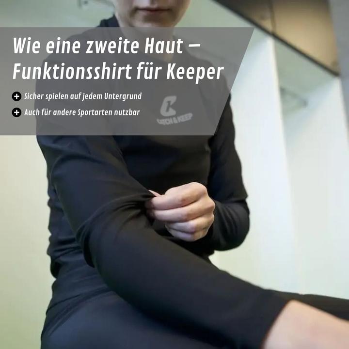 Actual product image Catch & Keep Torwart Unterziehshirt Compression lang Gr. L Funktionsshirt (L)