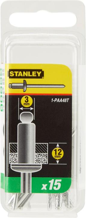 Productafbeelding Stanley Blinde klinknagels