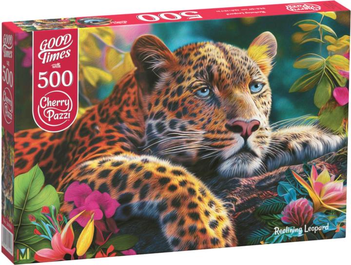 Produktbild Cherry Pazzi Puzzle 500 Teile - Liegender Leopard (500 Teile)