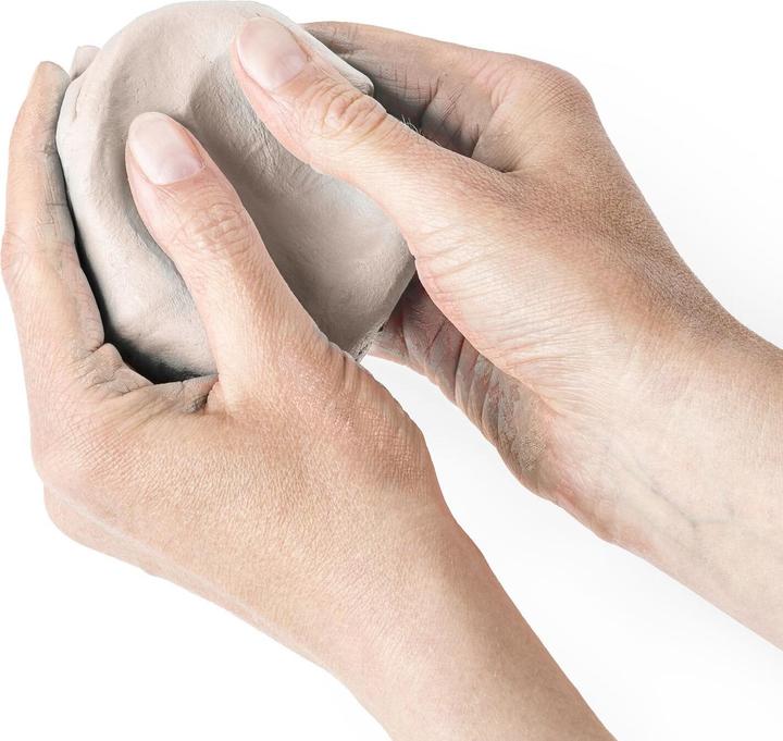 Actual product image Fimo air modelling clay, air hardening, grey, 250 g